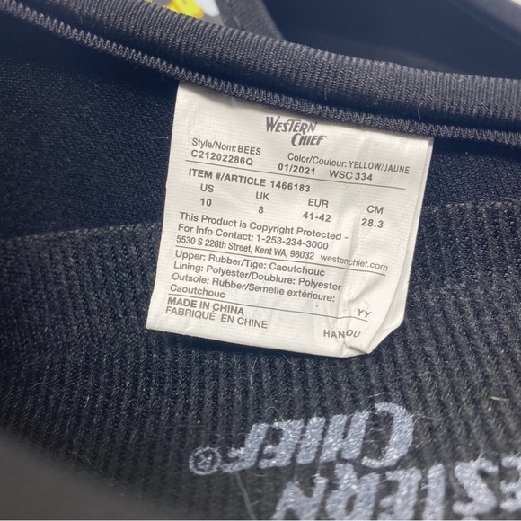 Western Chief Womens Garden Bee Flower Clogs - Size 10 - Picture 7 of 8